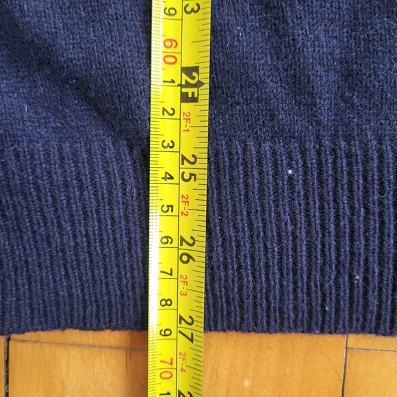 Brooks Brothers Italian Yarn L Merino Wool Sweater Vest Blue Tartan Plaid Preppy - Picture 12 of 12